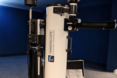 Photographie du Handiscope, instrument d'accessibilité pour les soirées d'observation - Agrandir l'image, fenêtre modale