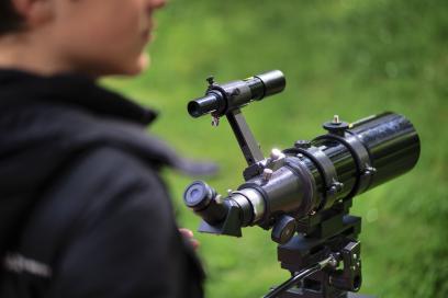 Instrument d'observation astronomique - Agrandir l'image, fenêtre modale