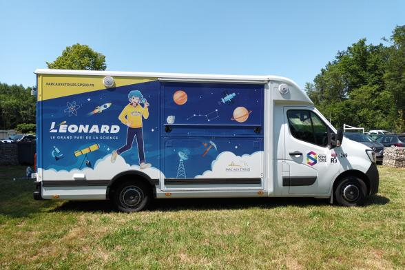 Camion Léonard, le grand pari de la science - Agrandir l'image, fenêtre modale